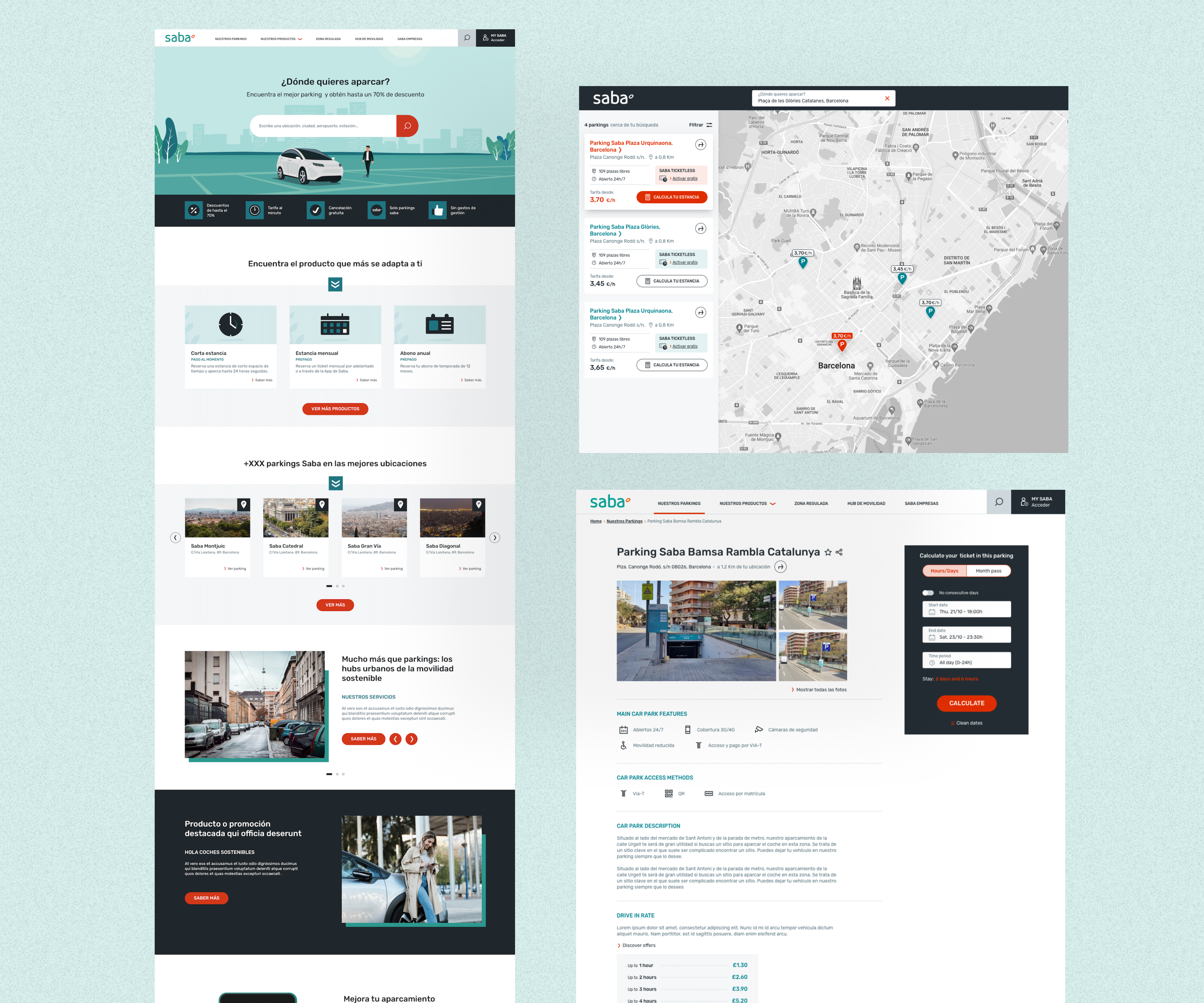 High Fidelity Wireframes